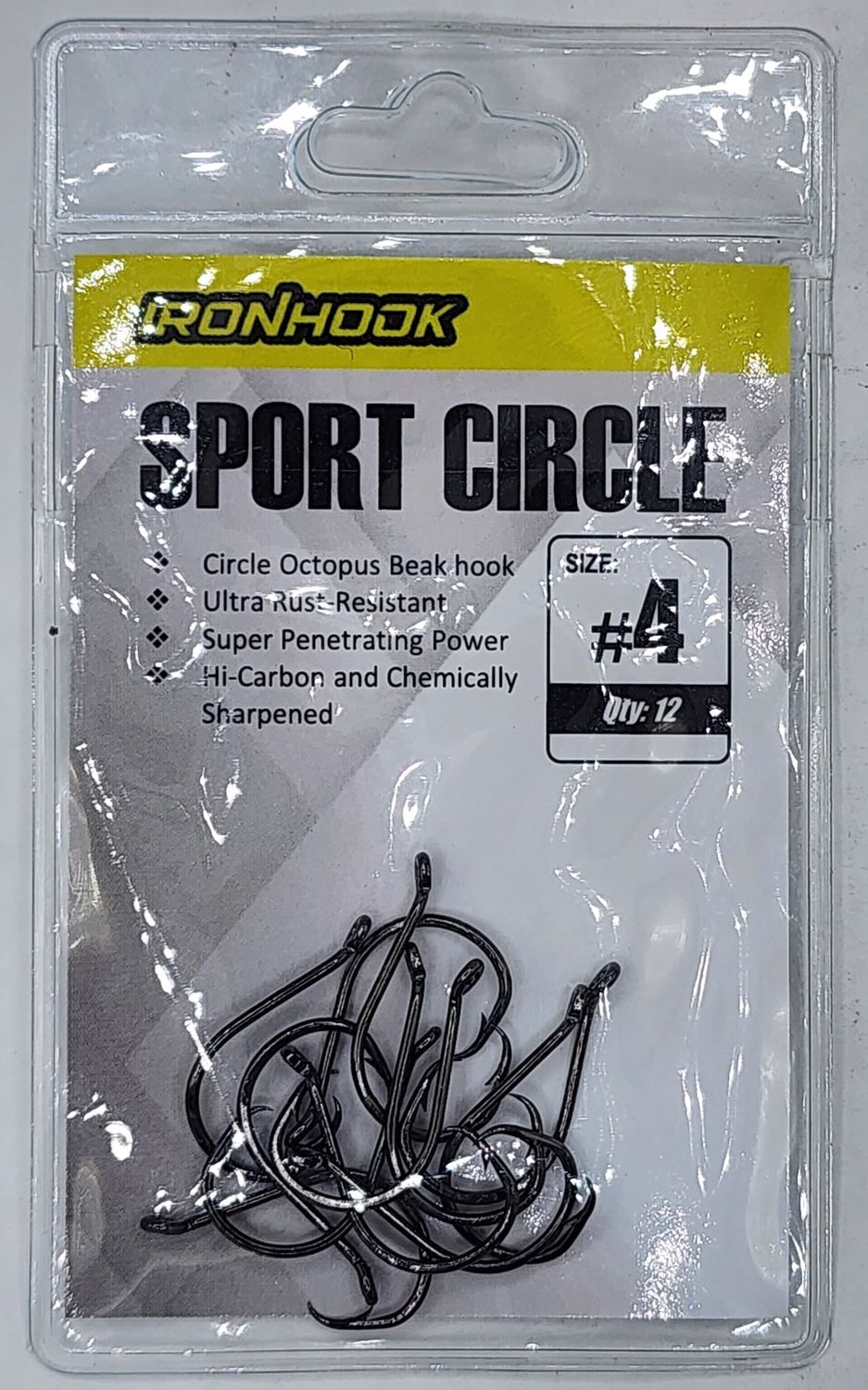 SUPERSE IRONHOOK SPORT CIRCLE HOOK 8213, Size: #4