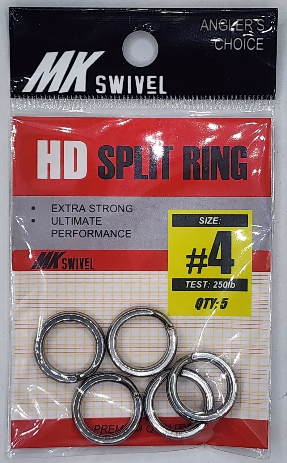 MK Swivel HD Split Ring MK022, Model: #4 250lb