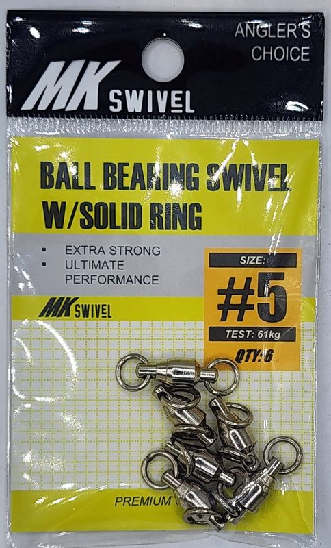 MK SWIVEL BALL BEARING SWIVEL W/SOLID RING MK044