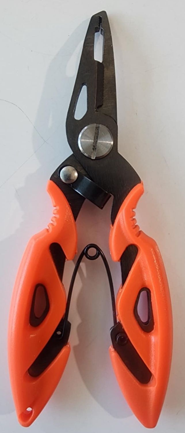 Superse Black-Plated Titanium Plier PL008, Colour: Orange
