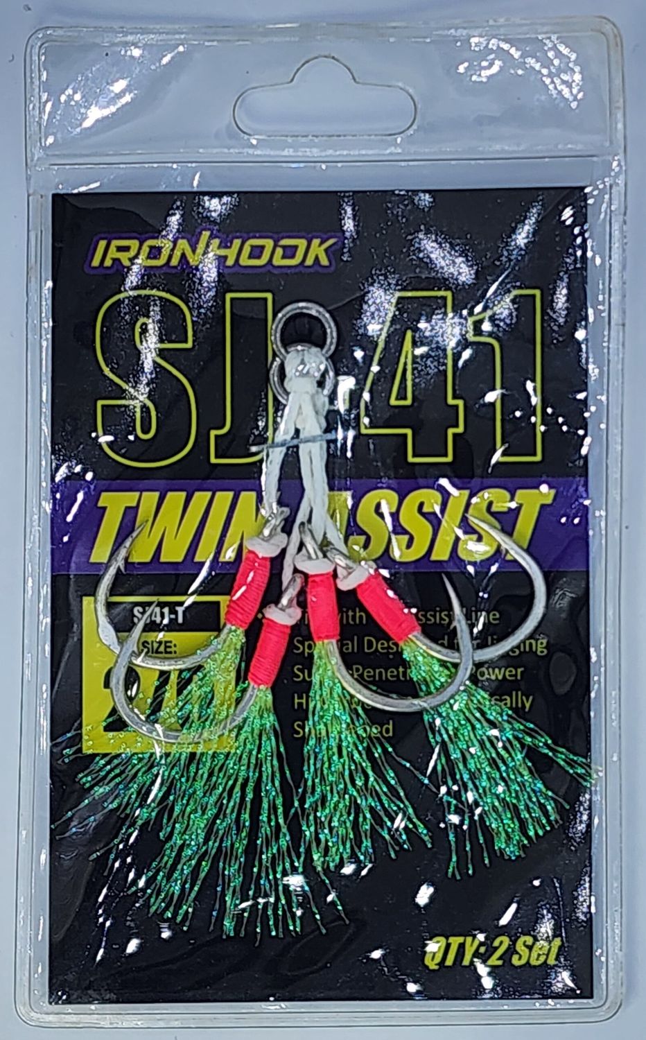 SUPERSE IRONHOOK SJ-41 TWIN ASSIST, Size: 2/0