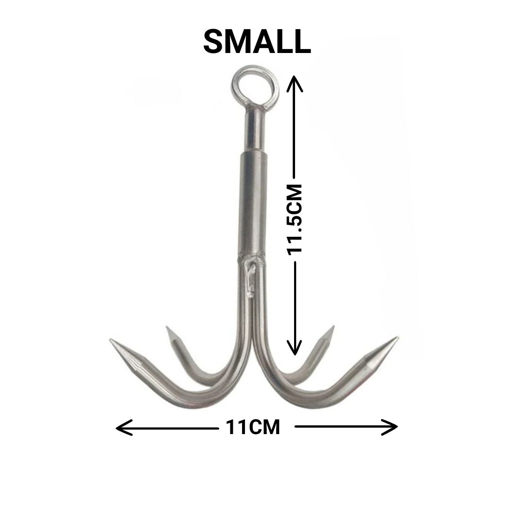 SUPERSE STAILESS STEEL CLAW GAFF, Size: SMALL
