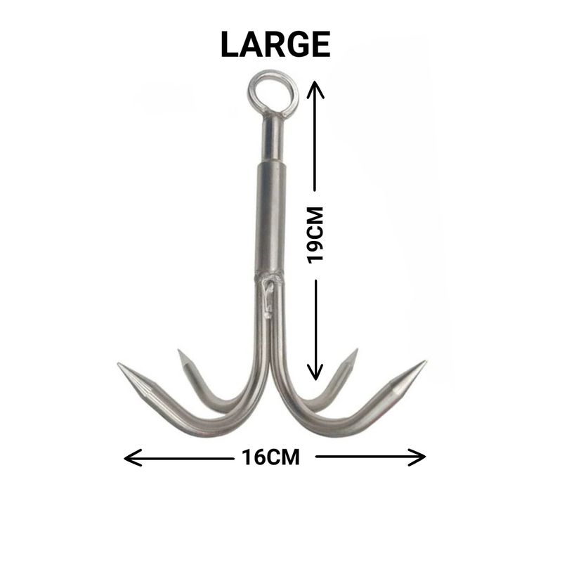 SUPERSE STAILESS STEEL CLAW GAFF