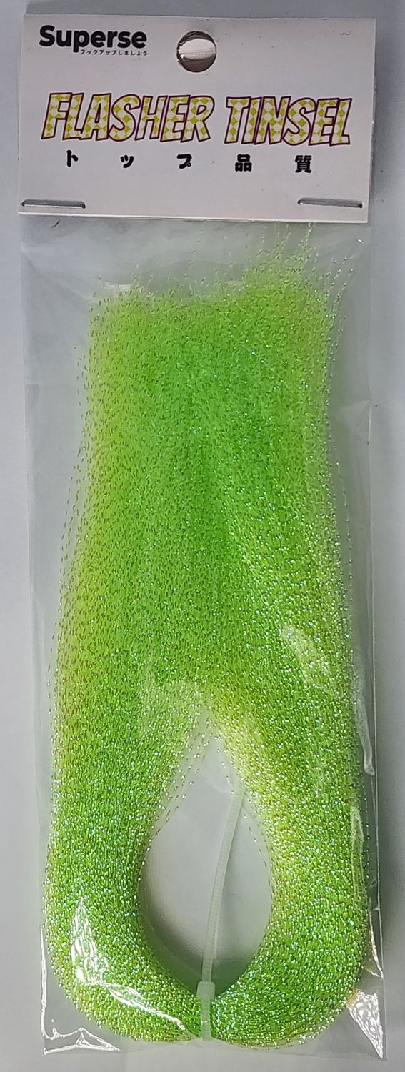 Superse Flasher Tinsel (Gliss Grow) EN015, Colour: Green UV