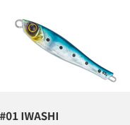 TAILWALK LURES Yummy Jig Tungsten 45g, Colour: #01 IWASHI