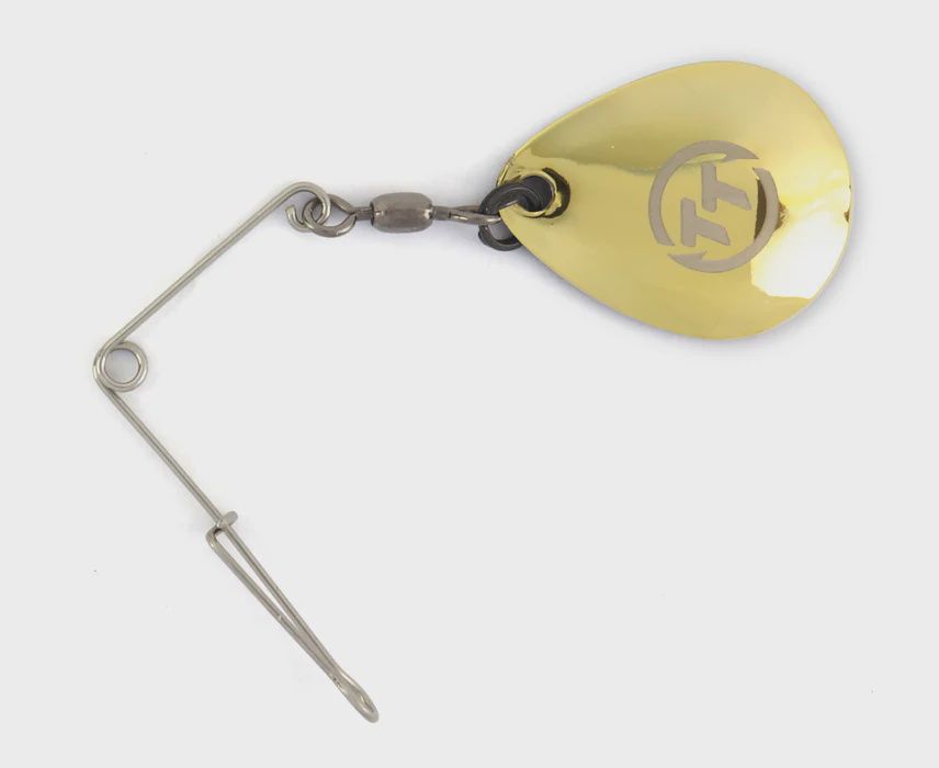 TACKLE TACTICS Jig Spinners Brass (Colorado), Size: #1