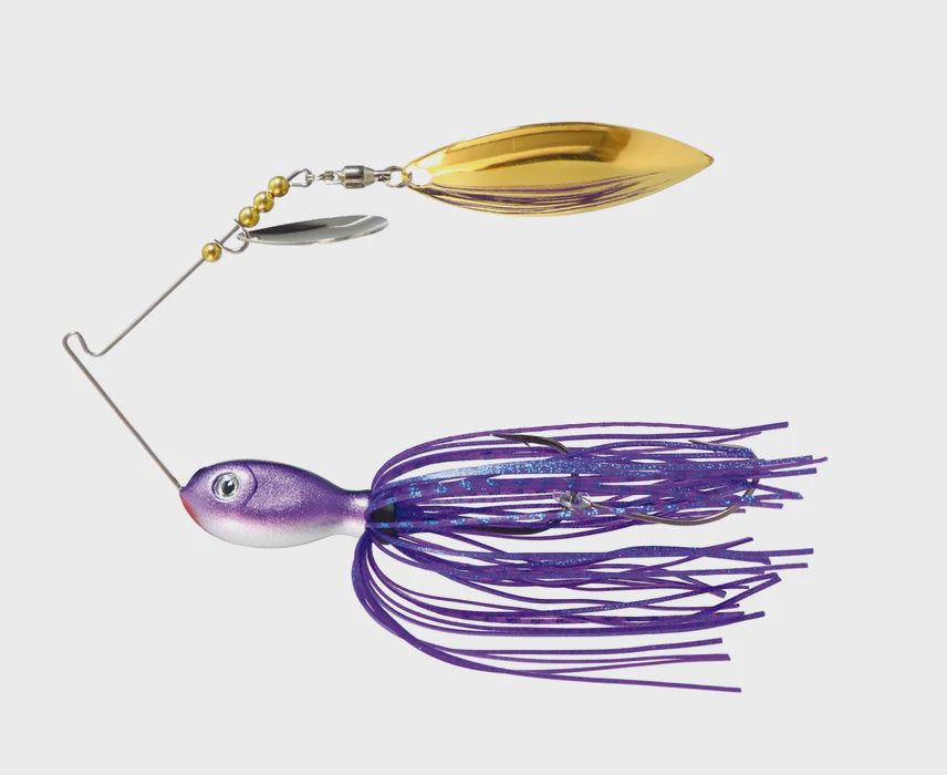 TACKLE TACTICS Vortex Spinnerbait 1/4oz, Colour: V16 Purple Blue Scale