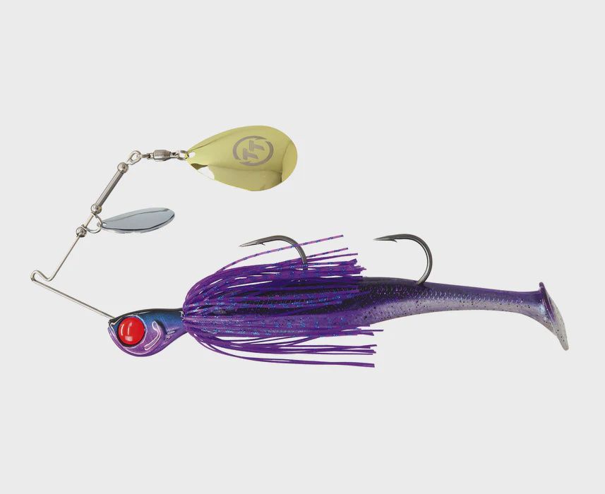 TT TORNADO + DOUBLE COLORADO RIGGED 3/4oz, Colour: PURPLE DEMON