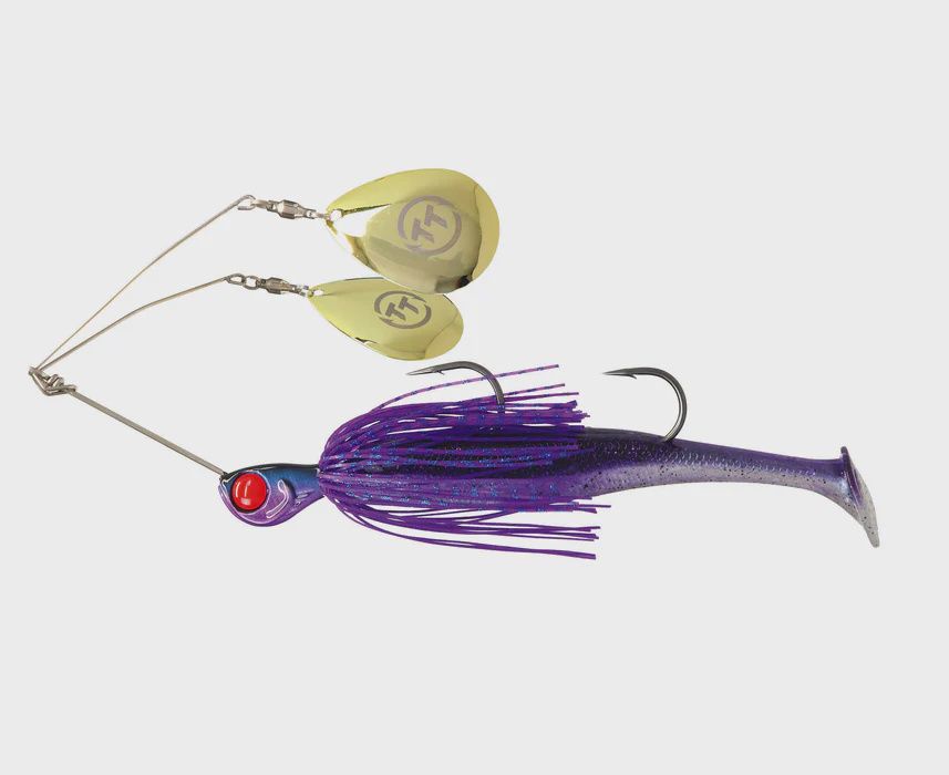 TT TORNADO + TWIN SPIN RIGGED 3/4oz, Colour: PURPLE DEMON
