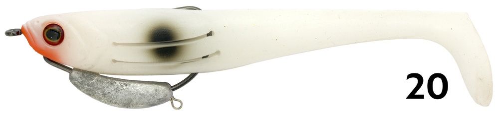 ZEREK Flat Shad Pro 5&quot;, Colour: Red Head Bear