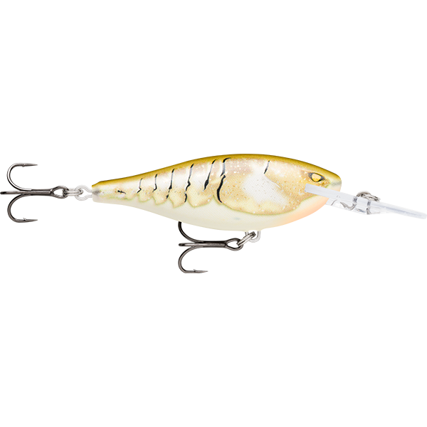 RAPALA SRE55GD Shad Rap Elite 55 Gilded, Colour: Bone Craw