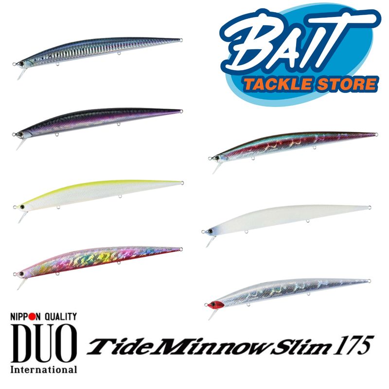 DUO TIDE MINNOW SLIM 175 BULK BUY 7 Lures pack (7 COLOURS)