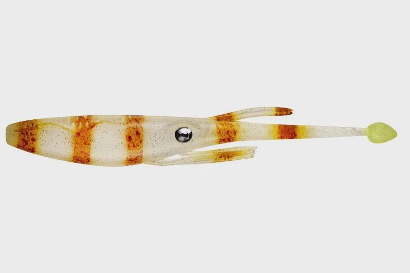 NOMAD LIVE OPS JERK SQUID 3.25&quot;, Colour: NATURAL TIGER