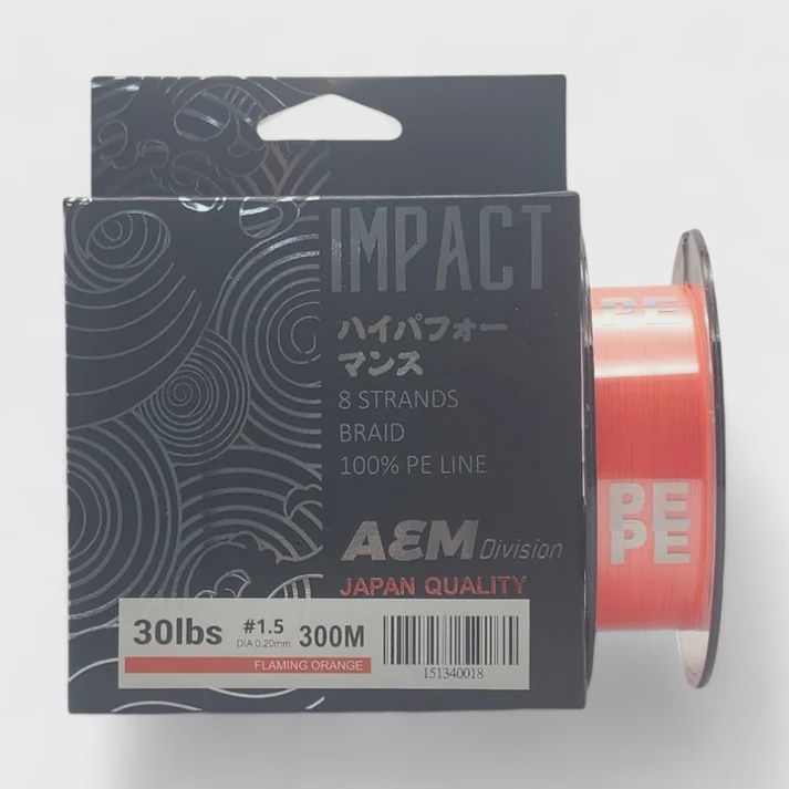AEMD IMPACT X8 PE 300m (FLAMING ORANGE)