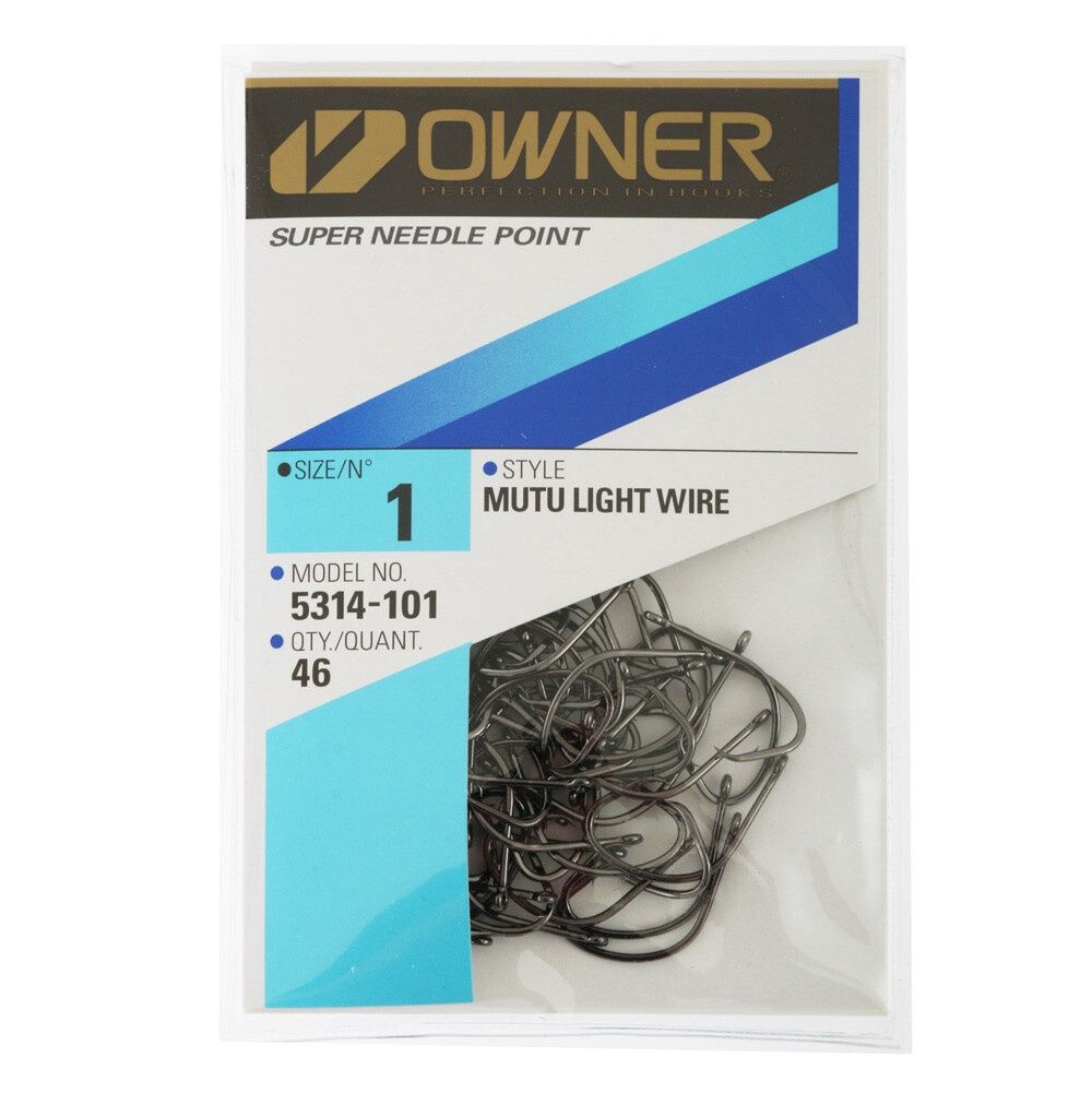 OWNER 5314 Mutu Light Circle Hooks Pro Pack (Bulk)