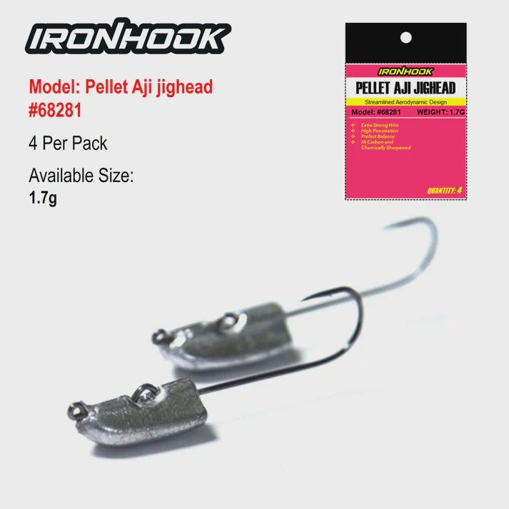 IRONHOOK PELLET AJI JIGHEAD
