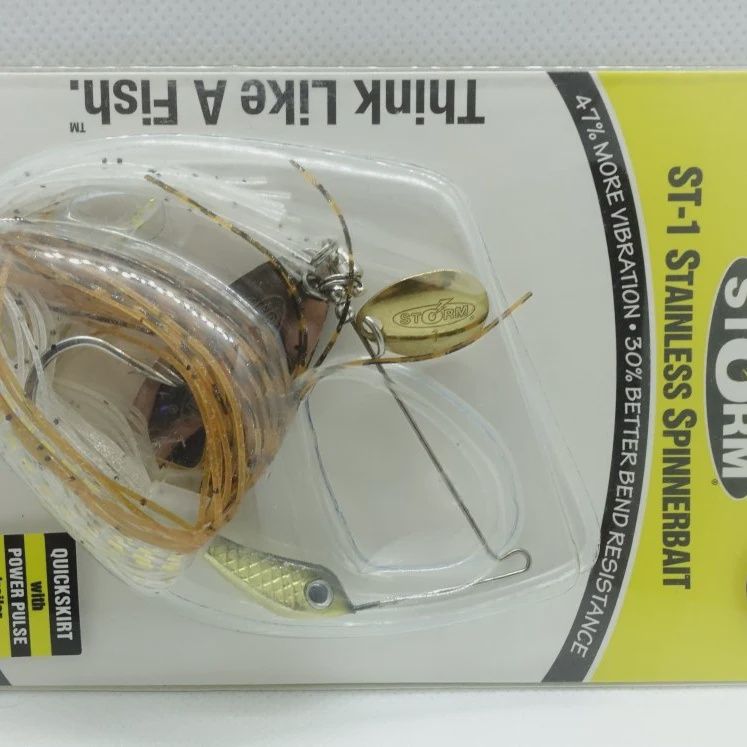 STORM ST-1 Stainless Spinnerbait 3/8oz, Colour: Gold Shiner