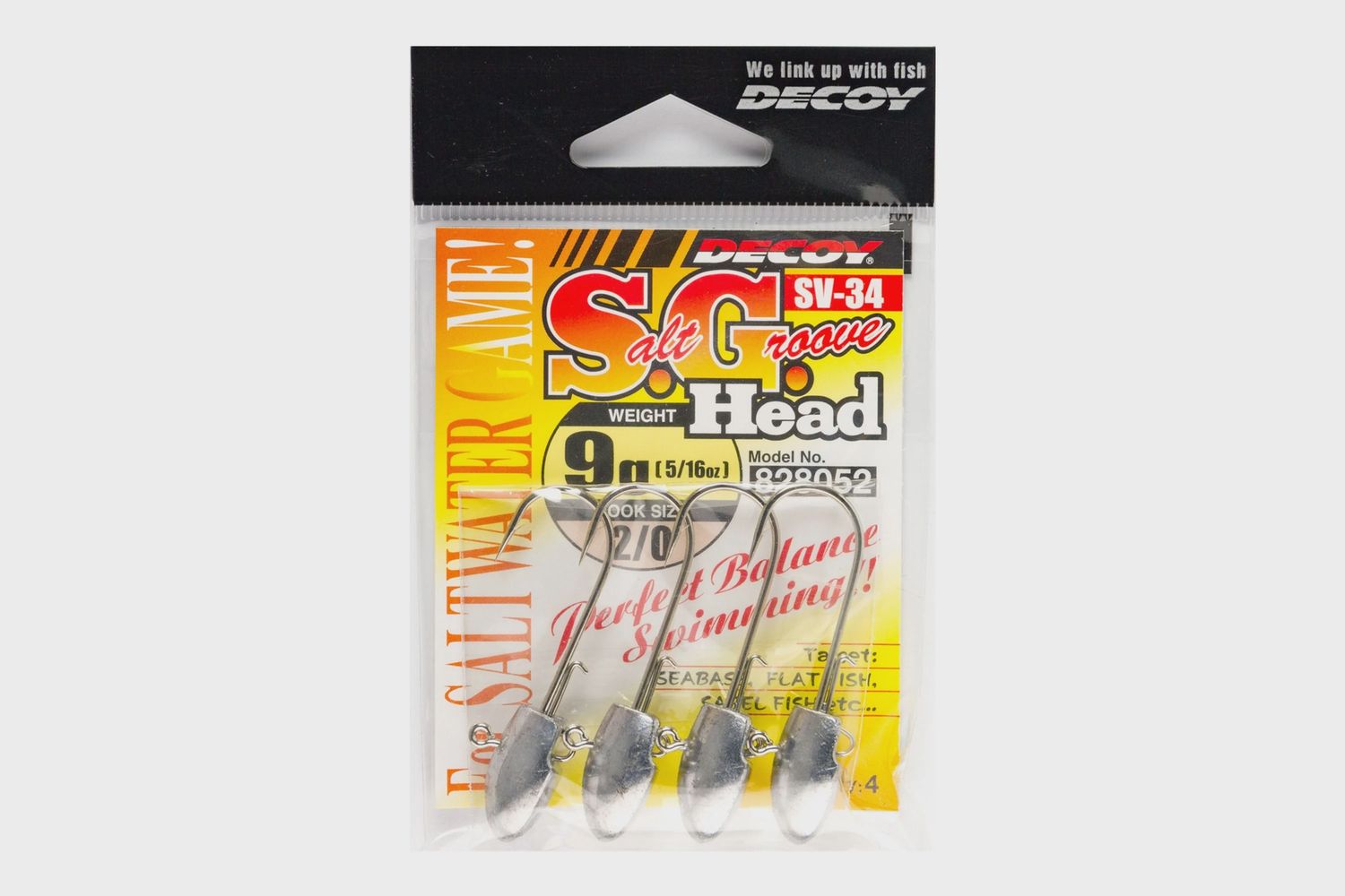 DECOY JIG HEADS SV-34 Salt Groove Head