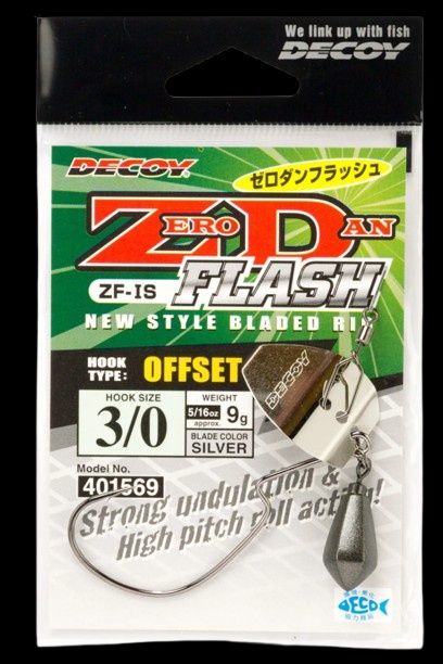 DECOY WEEDLESS HOOKS ZF-1S Zero Dan Flash