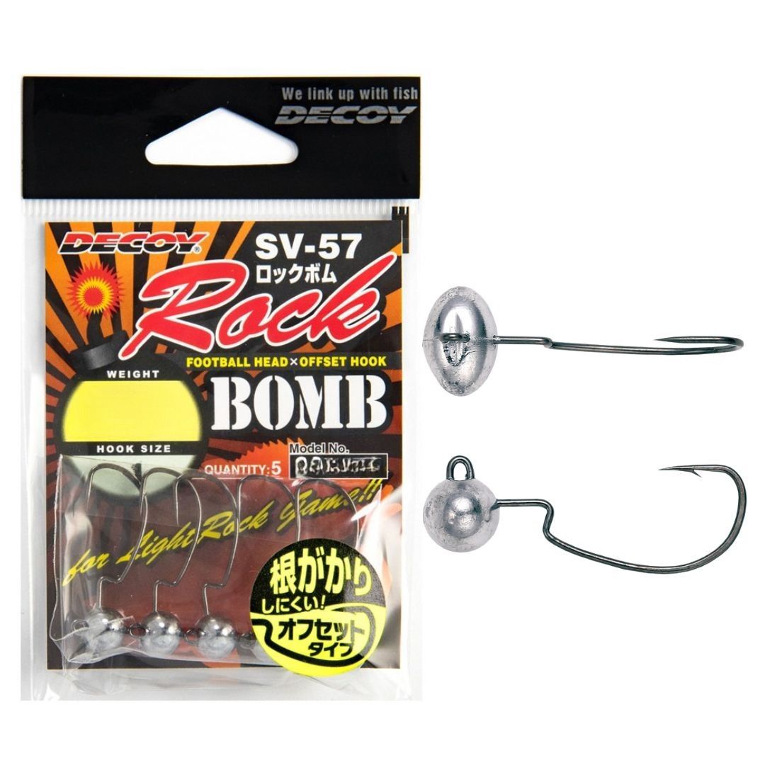 DECOY JIG HEADS SV-57 ROCK BOMB