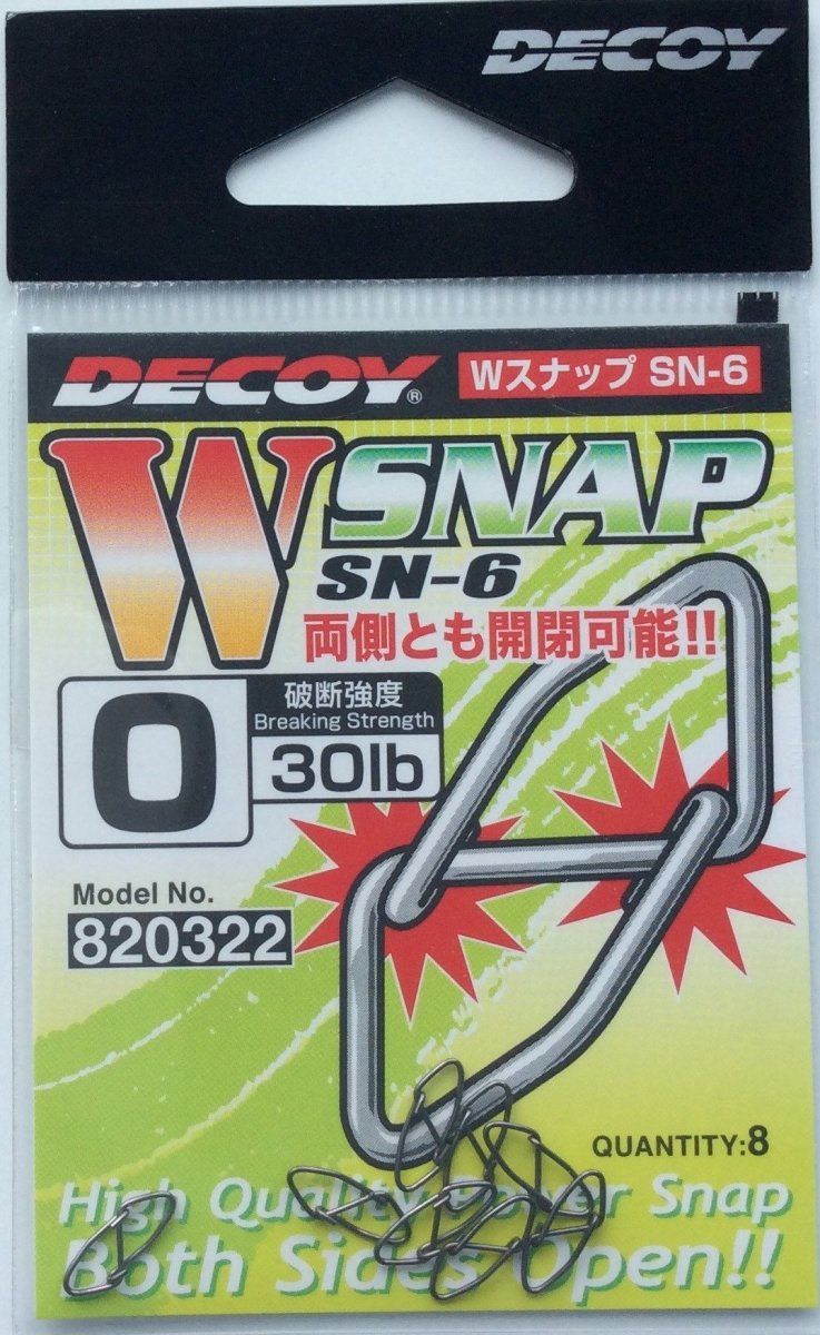 DECOY LURE CLIPS SN-6 W Snap
