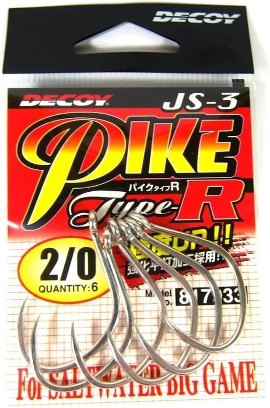DECOY SINGLE HOOKS JS-3 Pike Type R