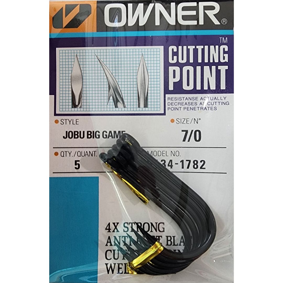 OWNER Jobu Hooks, Size: #7/0