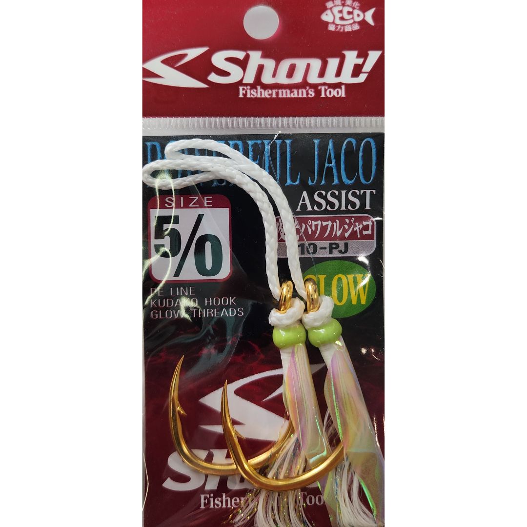 SHOUT ASSIST HOOKS 10-PJ Powerful Jaco Glow
