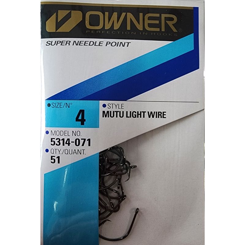 OWNER 5314 Mutu Light Circle Hooks Pro Pack (Bulk)