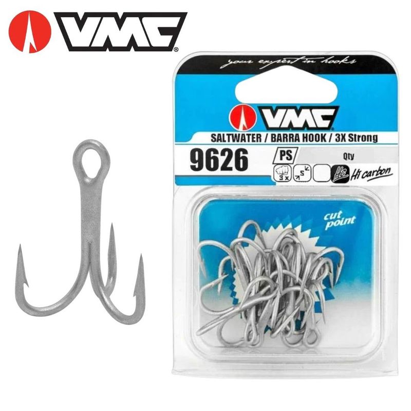 VMC 9626 3X Treble Hooks