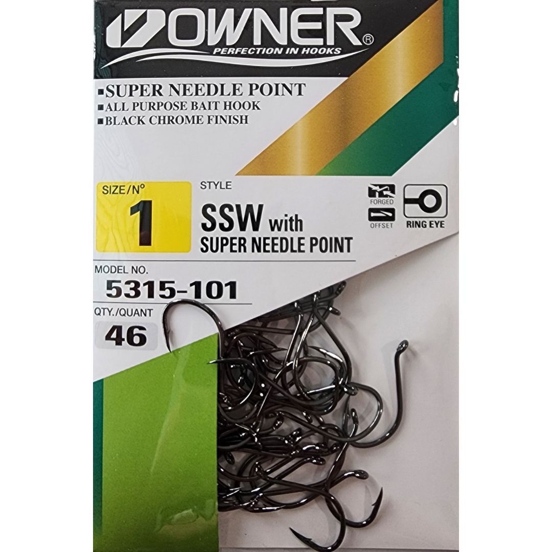 OWNER 5315 OH SSW Hooks Pro Pack (Bulk), Size: 1