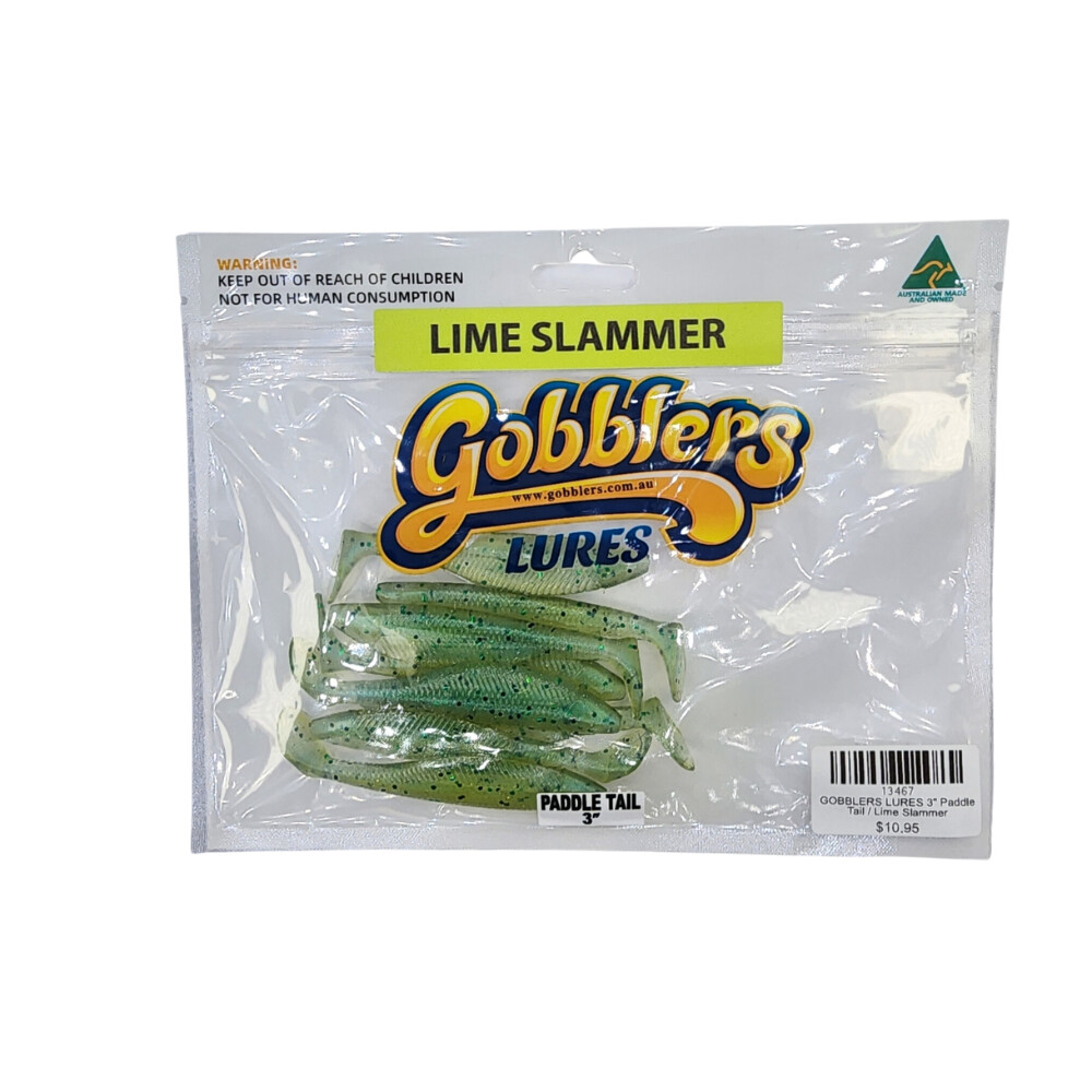GOBBLERS LURES 3" Paddle Tail