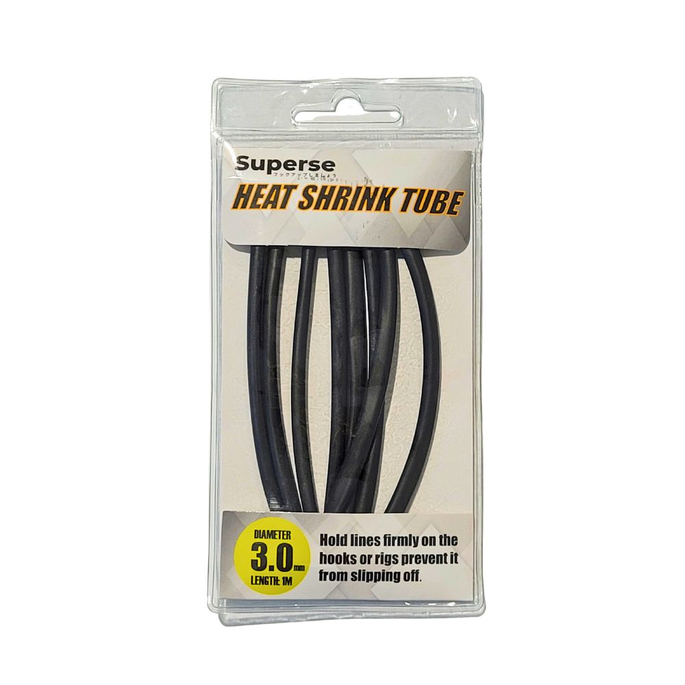 Superse Heat Shrink Tube EN011, Size: BLACK 3mm