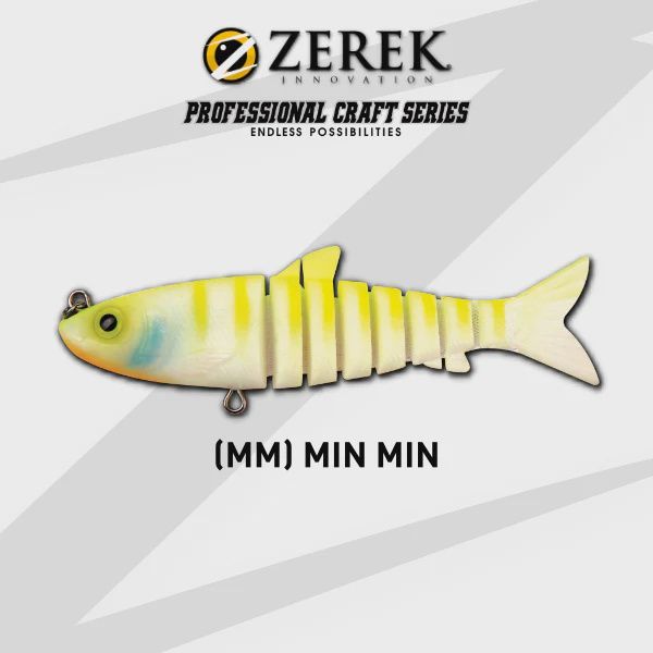 Zerek Live Mullet 4.5", Colour: Min Min