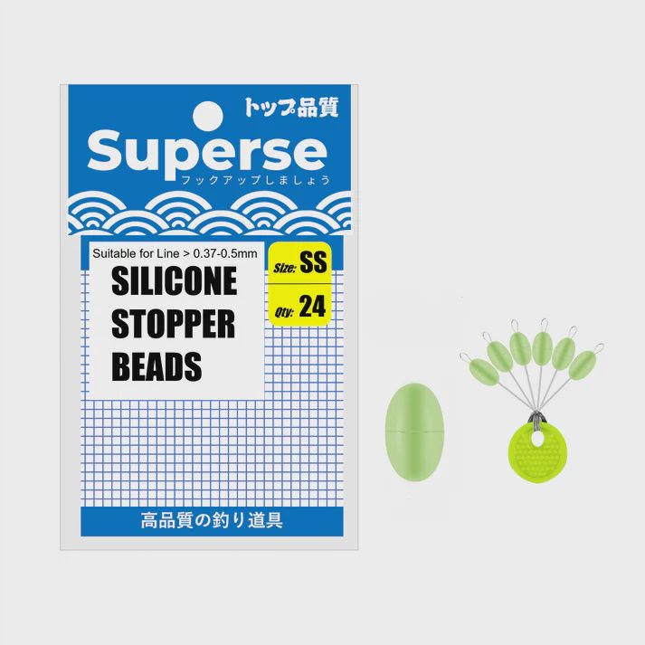 SUPERSE SILICONE STOPPER BEADS TE03