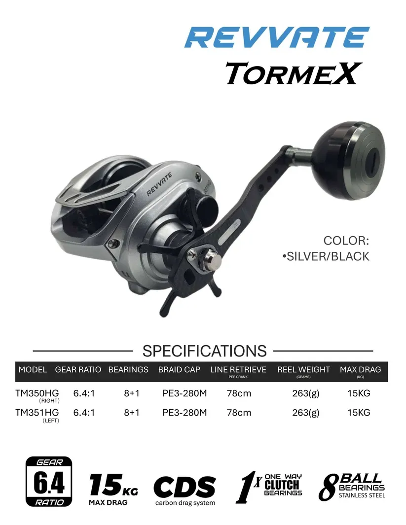 REVVATE TORMEX SW 350HG 6.4:1