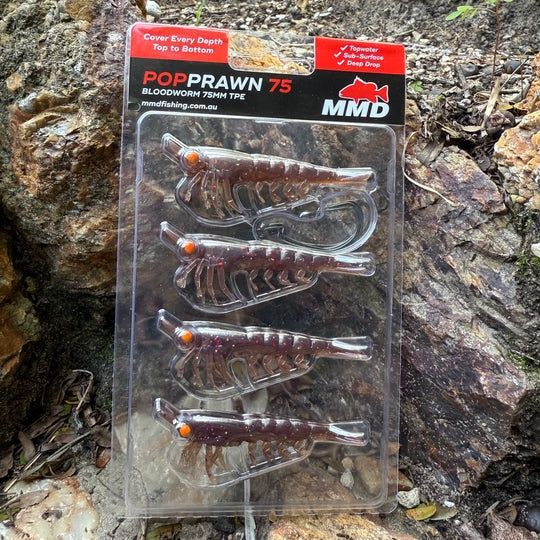MMD POP PRAWN 75, Colour: BLOODWORM