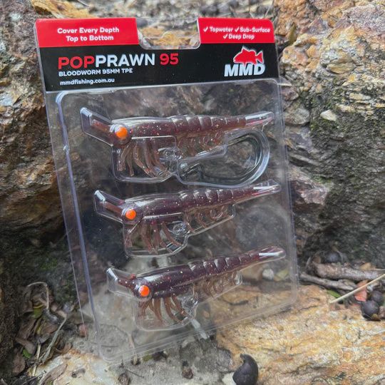 MMD POP PRAWN 95, Colour: BLOODWORM