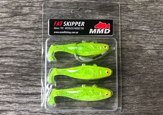 MMD 80mm FAT SKIPPER, Colour: CHARTREUSE