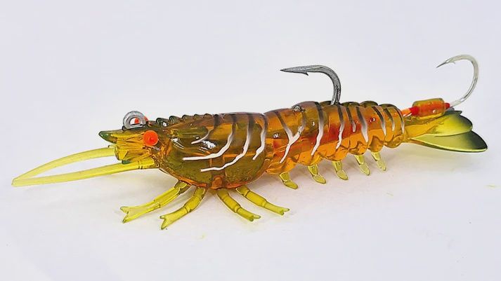 BARAMBAH STINGER SHRIMP 90HD RIGGED, Colour: MOTOR OIL