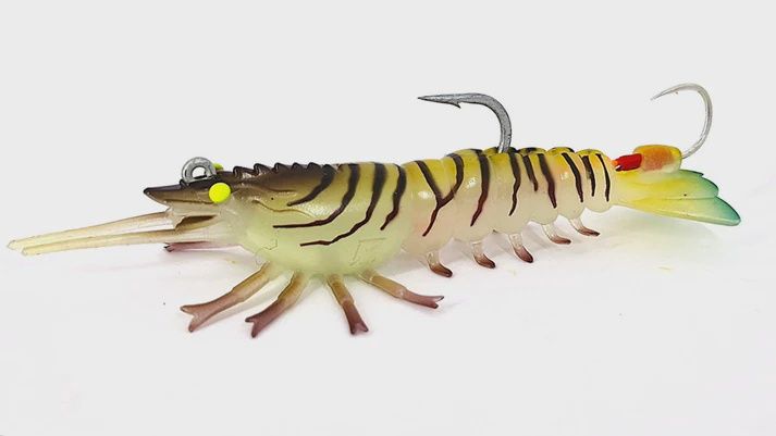 BARAMBAH STINGER SHRIMP 125HD RIGGED, Colour: TIGER PRAWN