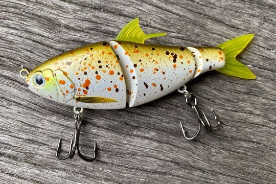 MMD BONY SWIM 110MM (SINKING), Colour: SPANGLED PERCH