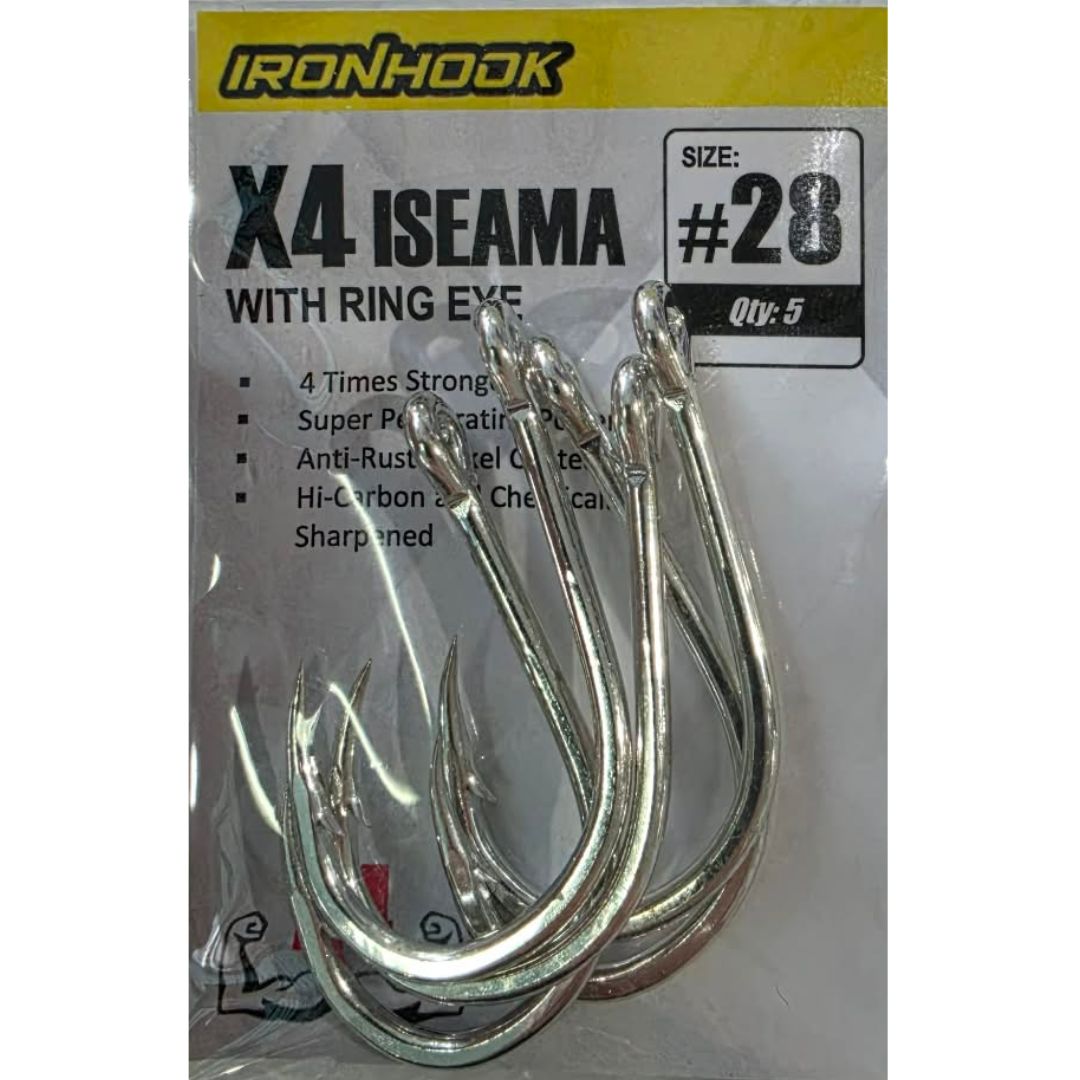SUPERSE IRONHOOK X4 ISEAMA WITH RING EYE