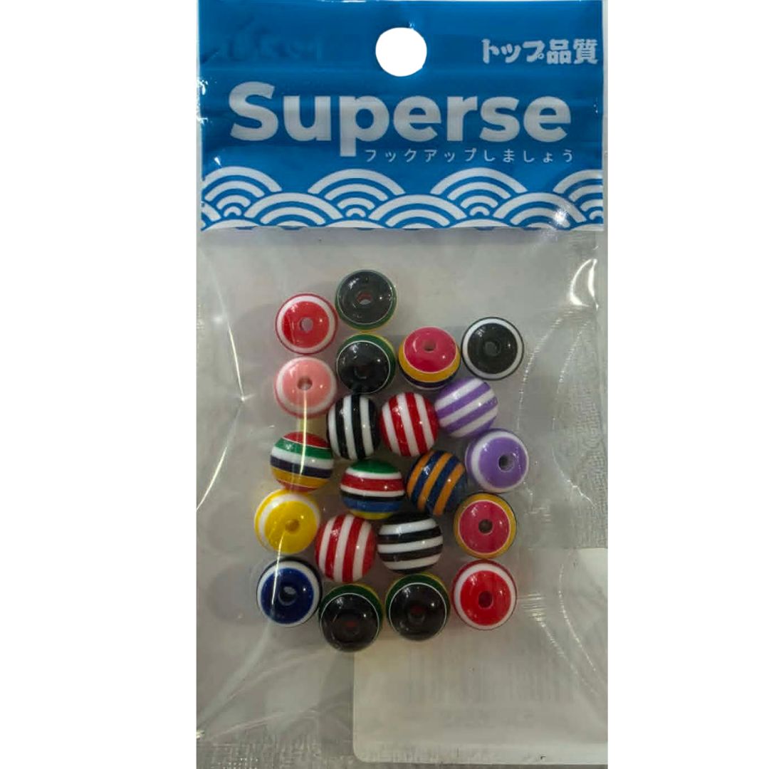 SUPERSE MULTI-COLOUR RESIN BEADS TE06