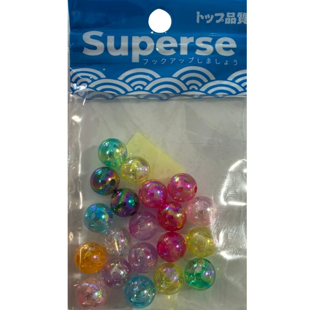 SUPERSE MULTI-COLOUR ACRYLIC BEADS TE05