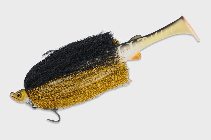SPINWRIGHT FLUFFBALL ELITE X RAIJIN SHAD 220 (1oz), Colour: NATURAL PIKE