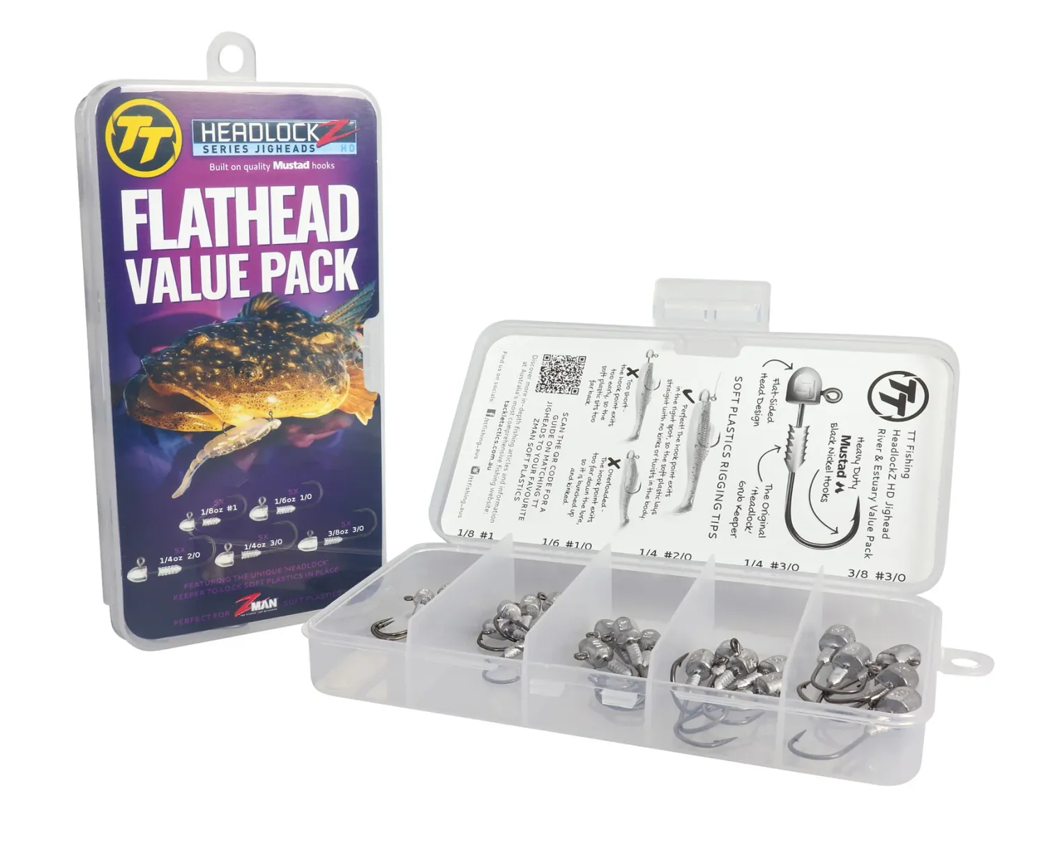 TT HEADLOCKZ FLATHEAD VALUE PACK