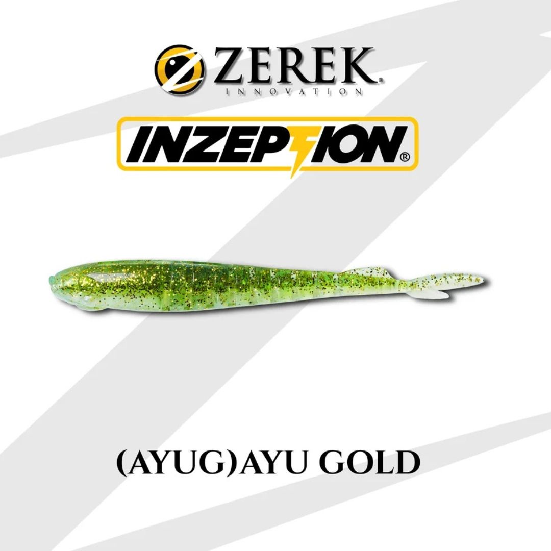 ZEREK INZEPTION ZIG MINNOW 5", Colour: (ATUG) AYU GOLD