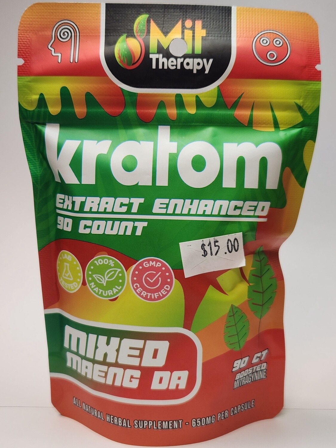Mit Therapy 90 Count Caps, Strain: Mixed Maeng Da