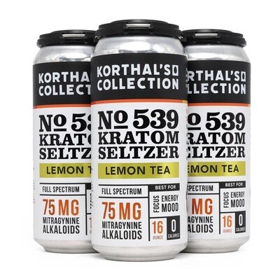 Korthal’s Collection 75mg Kratom Seltzer lemon Tea